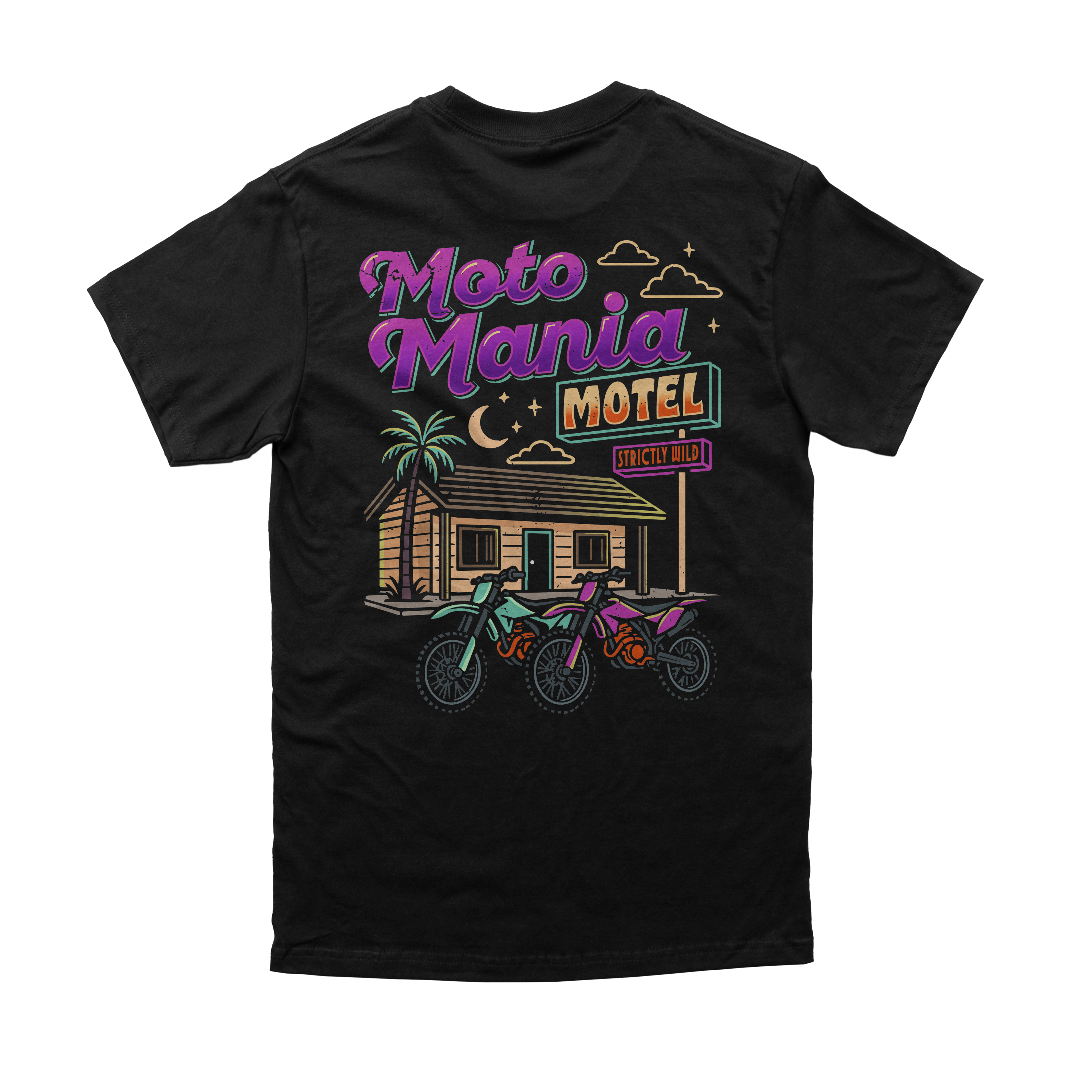 Moto Mania Motel T-Shirt – Strictly Wild