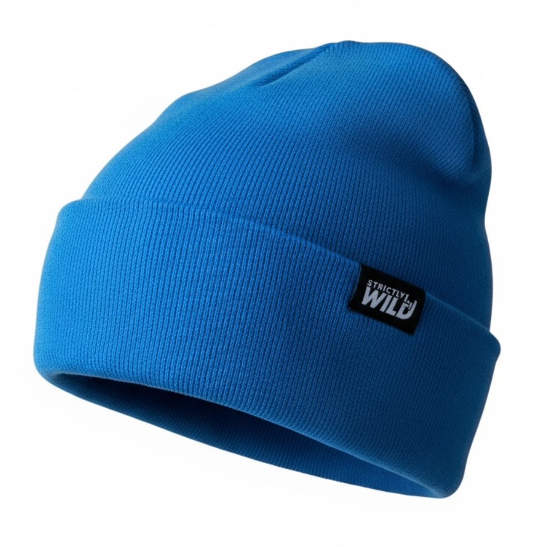 Blue Blitz Beanie – Strictly Wild