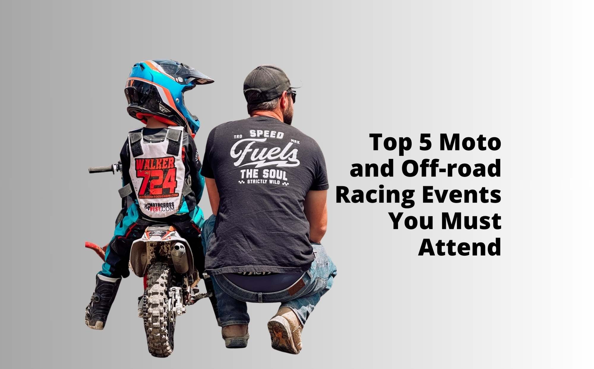 moto kid and mot dad dirt bike