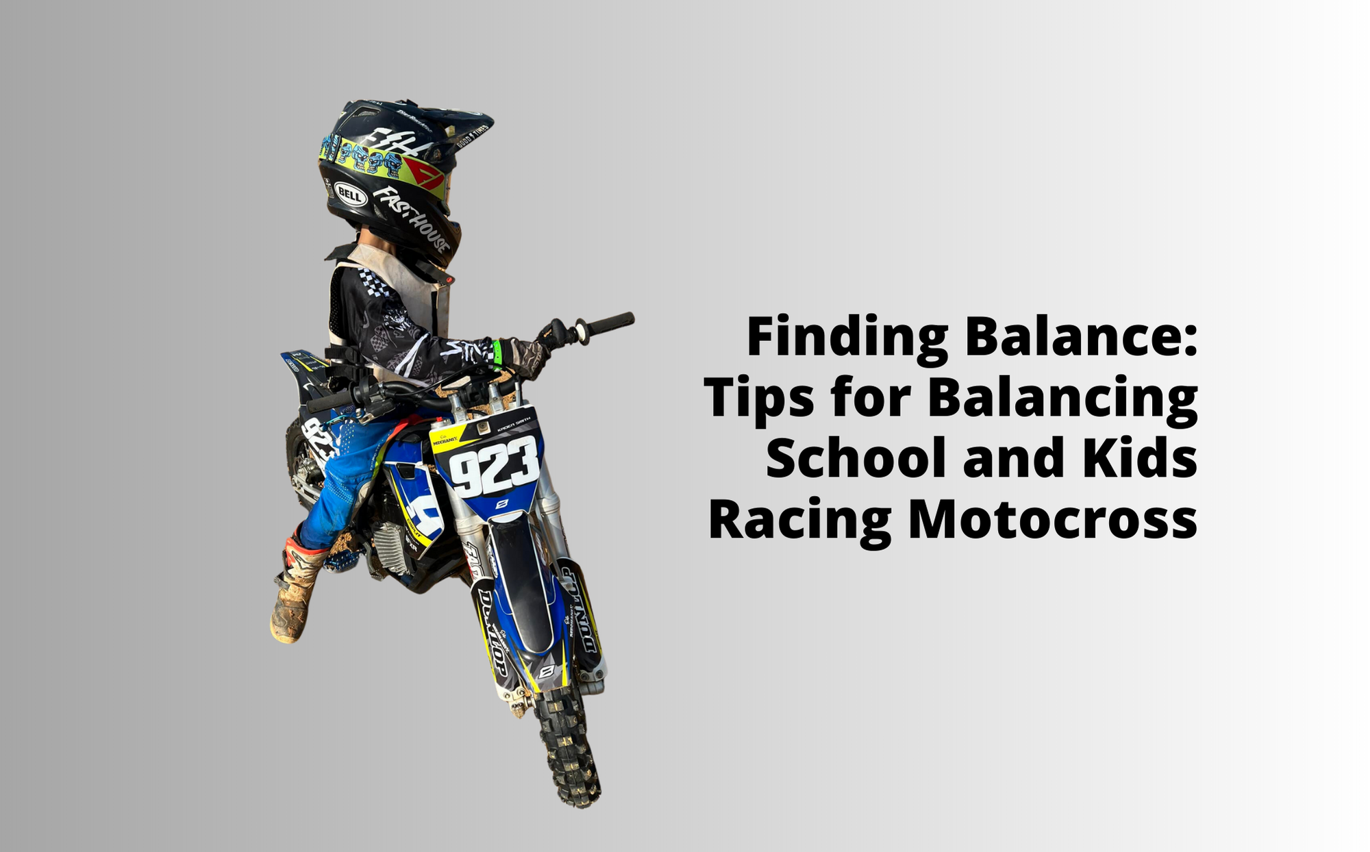 Finding Balance: Tips for Balancing School and Kids Racing Motocross