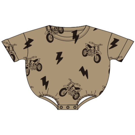 Dusty Ripper Bubble Romper / PREORDER: shipping June 22 - 30