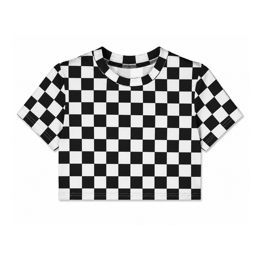 OG Checker Crop Top / PREORDER shipping Aug 3 - 14