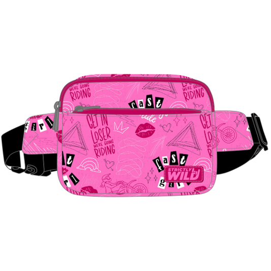 Fast Like A Girl Cross Body Bag / PREORDER: est shipping Dec 4 - 18