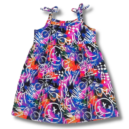 Race Fast Dress 3/6M - YL / *PREORDER - SHIPPING OUT BETWEEN JULY 3 - 11* - Strictly Wild