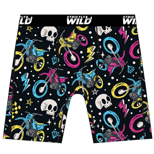 Skull Racer Boxers (2T - 2XL) - Strictly Wild