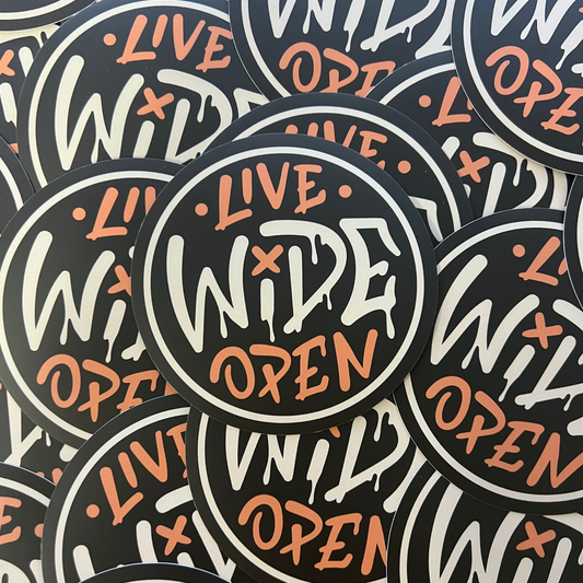 Live Wide Open Sticker - Strictly Wild