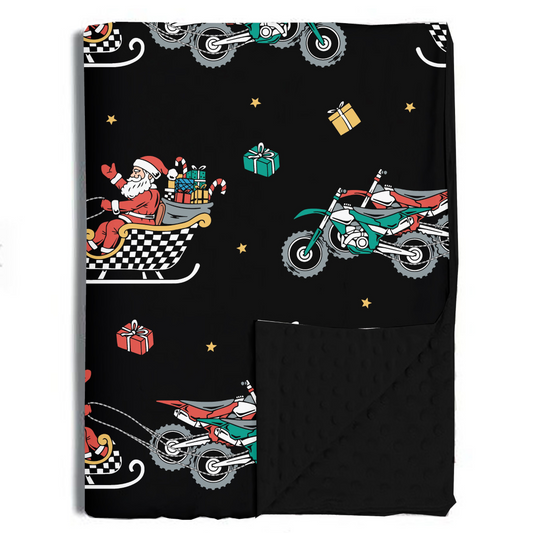 Santas Speedy Sleigh Blanket / Large