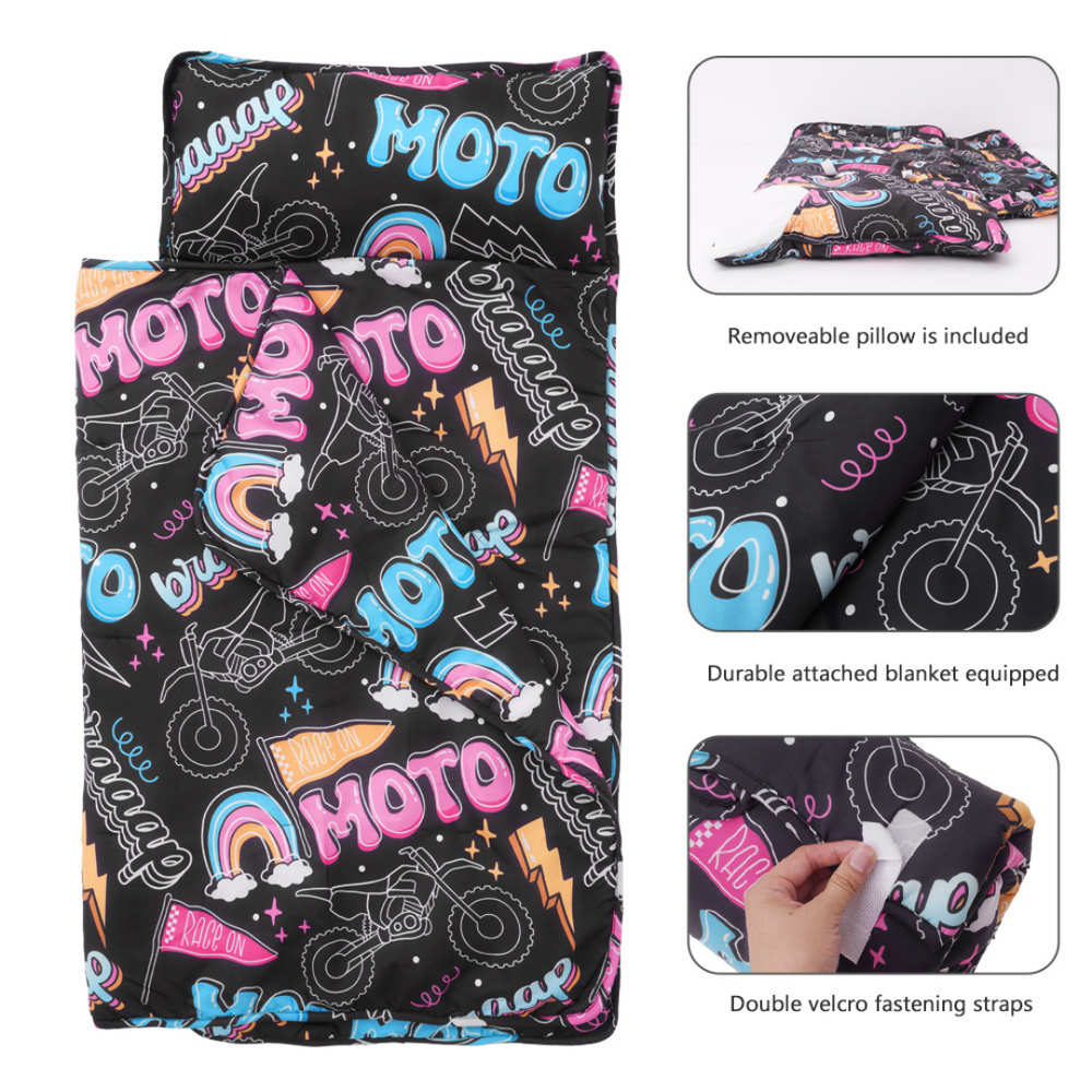 Moto Girl Nap Mat - Strictly Wild