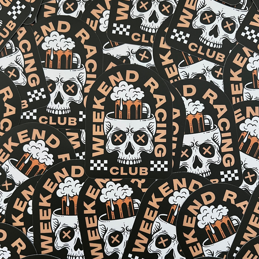 Weekend Racing Club Sticker - Strictly Wild
