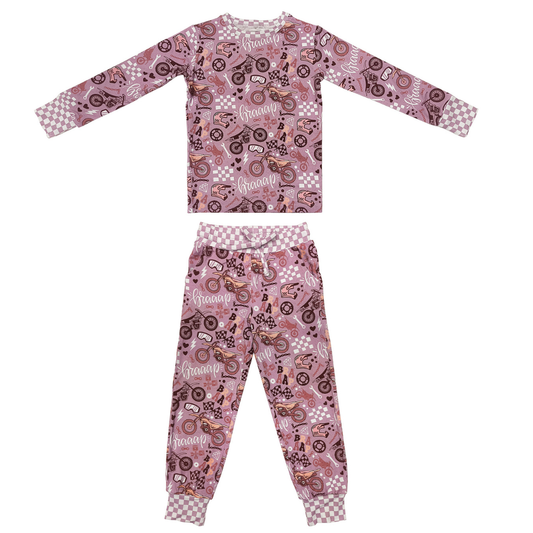 Braaap Like A Girl 2 Piece Pajamas