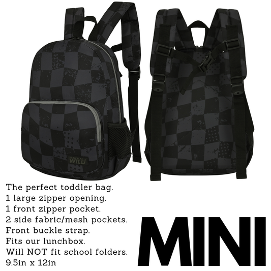 Stealth Checker Backpacks / PREORDER: shipping July 1 - 13