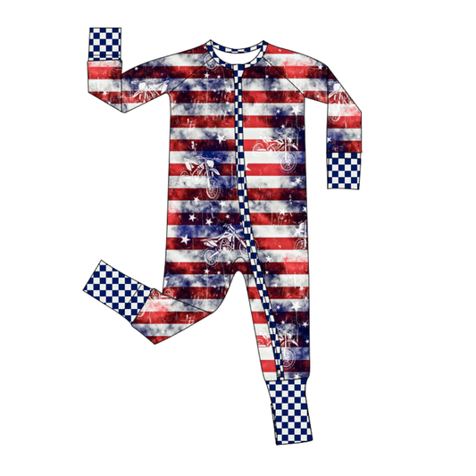 All American Ripper Zip Up Pajamas / PREORDER: shipping Nov 16 - Dec 9