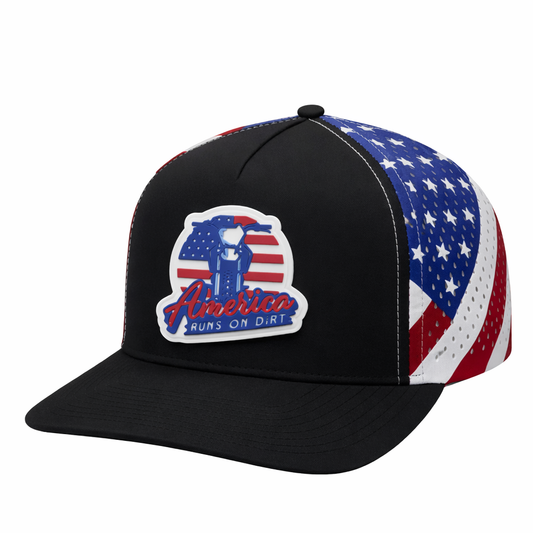 America Runs On Dirt Snapback / PREORDER - shipping June 22 - 30
