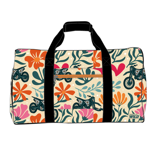 Flower Power Duffel Bag / PREORDER shipping Aug 3 - 14