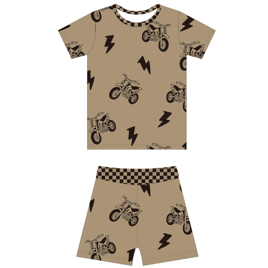 Dusty Ripper 2 Piece Summer Pajamas / PREORDER: shipping June 22 - 30
