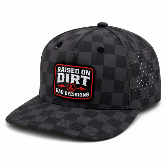 Raised On Dirt & Bad Decisions Snapback / PREORDER: est shipping Dec 4 - 18