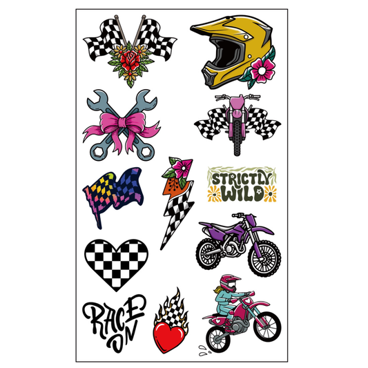 Checkered Cutie Tattoo Sheet