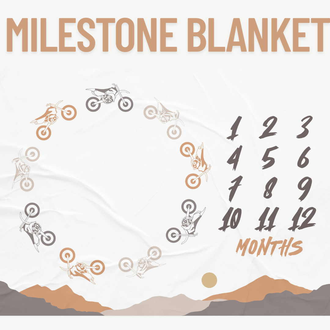 Sunset Cruise Milestone Blanket - Strictly Wild
