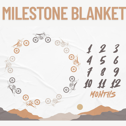 Sunset Cruise Milestone Blanket - Strictly Wild
