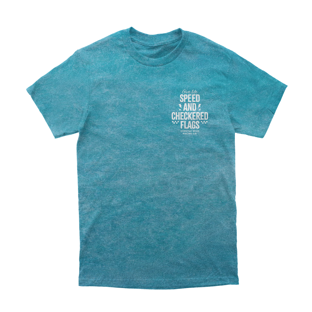 Give Me Speed & Checkered Flags T-Shirt – Strictly Wild
