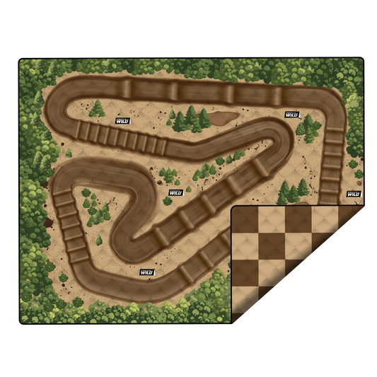 Double Sided Motocross Track Mat / PREORDER: shipping July 1 - 13