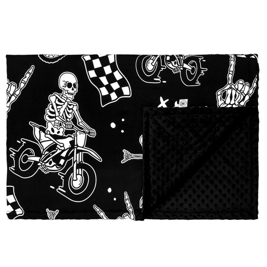 Bikes N Bones Blanket / Large