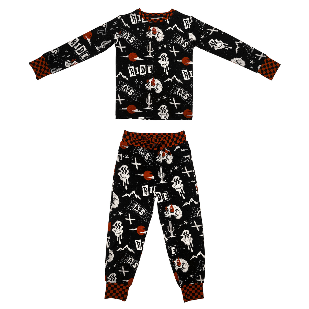Ride Fast 2 Piece Pajamas / PREORDER: May 20 - May 27