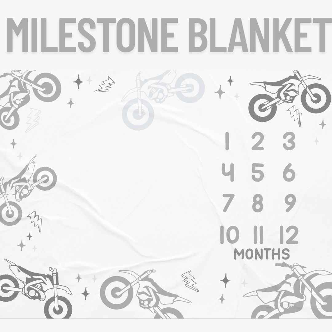 Moto Milestone Blanket - Strictly Wild