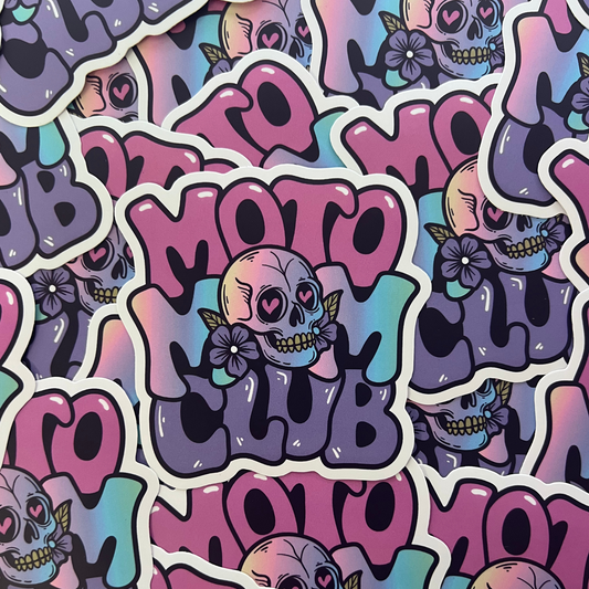 Moto Mom Club Sticker - Strictly Wild