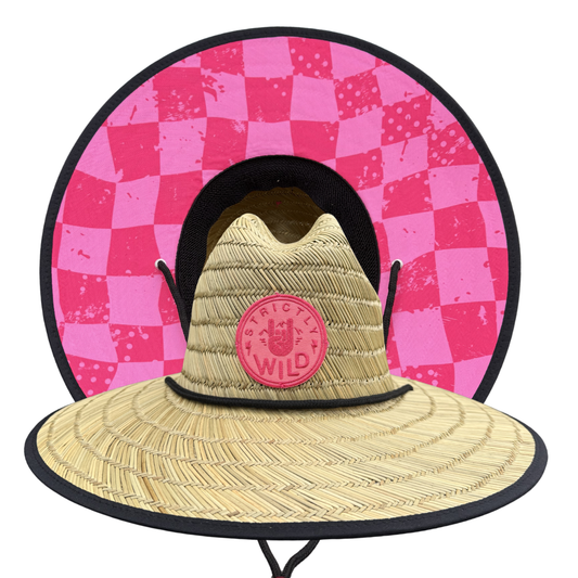 Speedy Pink Straw Hat / PREORDER - shipping June 22 - 30