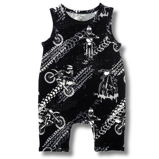 Tread Romper (3/6M - 3T) / *PREORDER - SHIPPING OUT BETWEEN JULY 3 - 11* - Strictly Wild