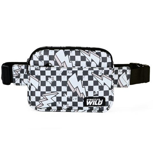 Lightning Checker Cross Body Bag - Strictly Wild