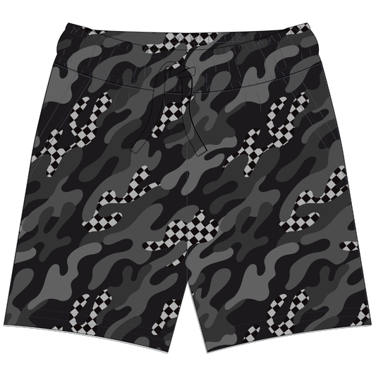 Midnight Moto Camo Shorts / PREORDER: shipping June 22 - 30