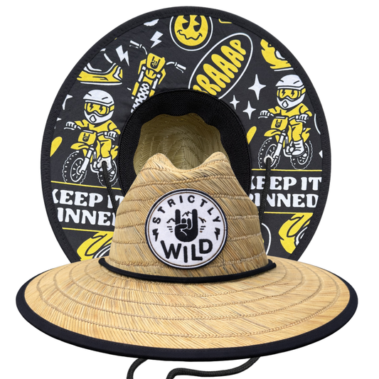 Keep It Pinned Straw Hat / PREORDER - shipping June 22 - 30