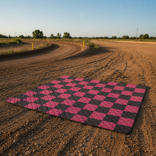 Pit Stop Pink Track Mat / PREORDER: shipping July 14 - 24