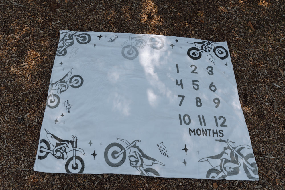 Moto Milestone Blanket - Strictly Wild